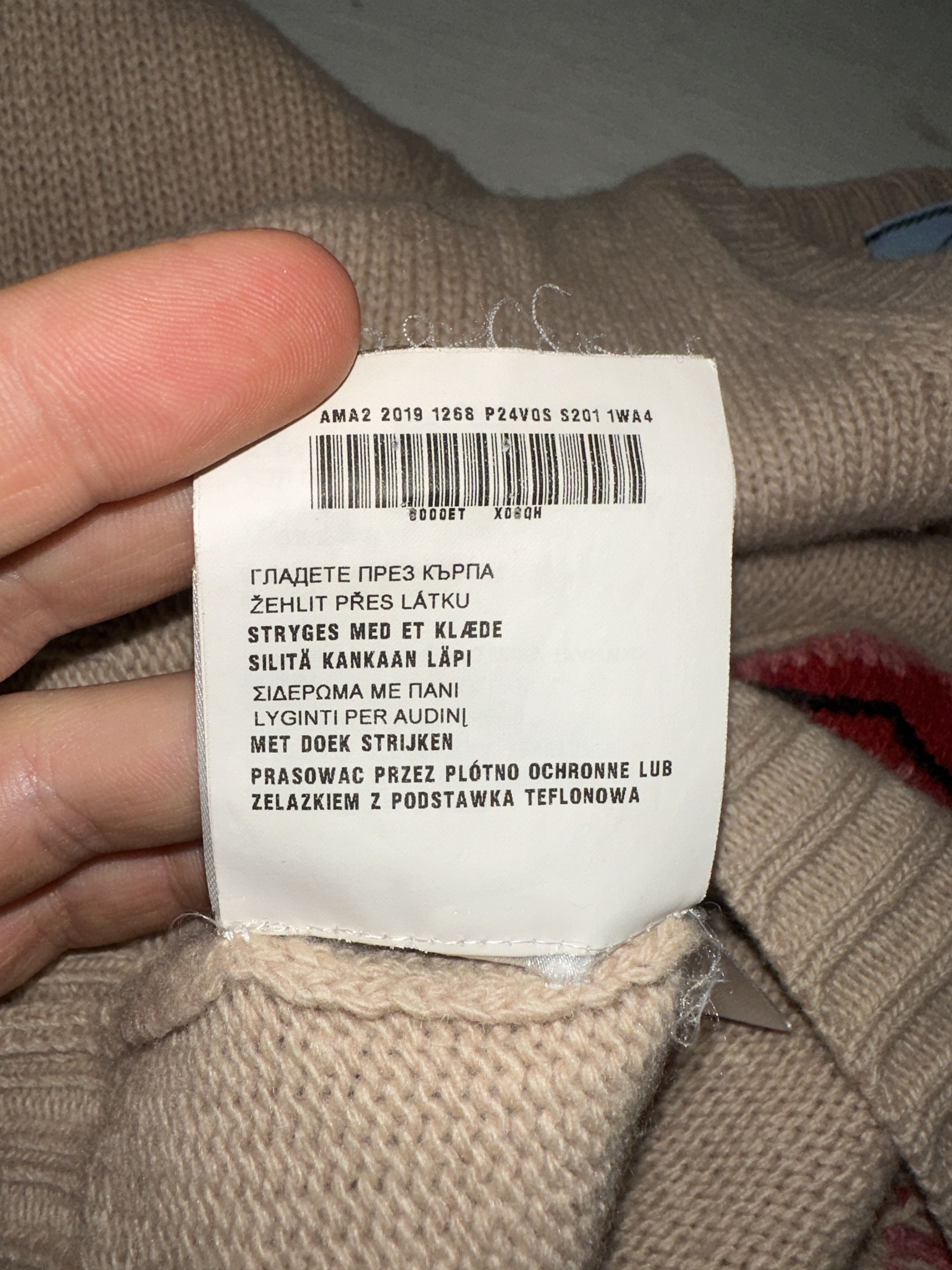 Prada Prada Lips Pattern Wool Cashmere Knit Sweater Size 42 IT Size M / US 6-8 / IT 42-44 - 14 Thumbnail