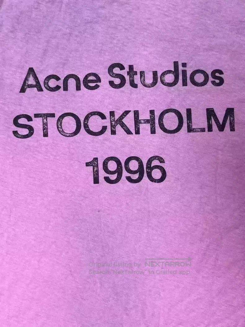 Acne Studios Acne Studios Retro vintage 1996 letter print loose drop-sh Size US XXS / EU 40 - 3 Thumbnail