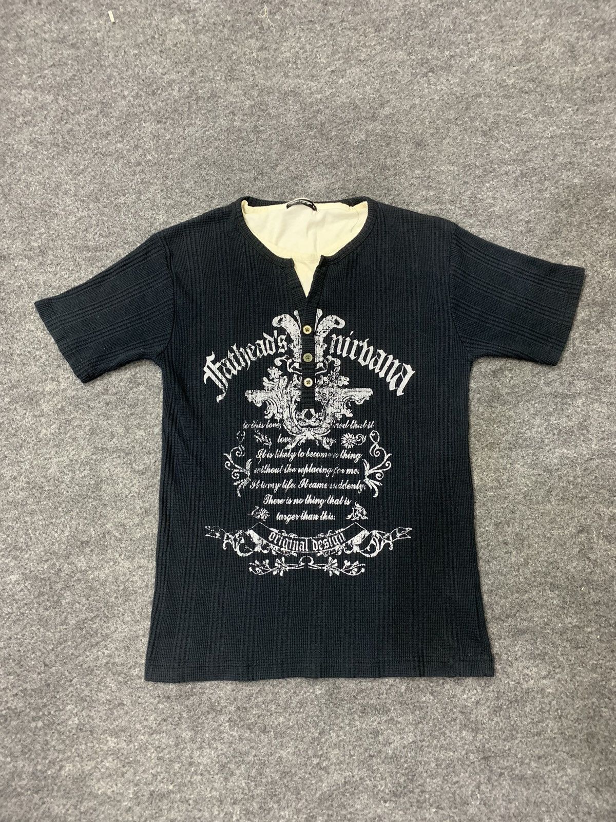 image of Semantic Design Virgin Voyage Poem in Black, Men's (Size Medium)