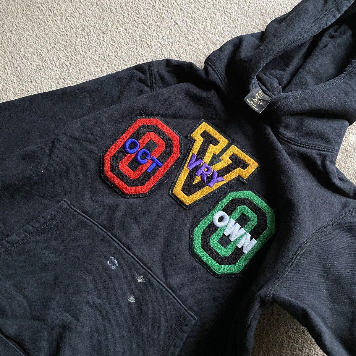 Drake Octobers Very Own Drake Chenille OVO Patch Logo Hoodie Size US S / EU 44-46 / 1 - 3 Thumbnail
