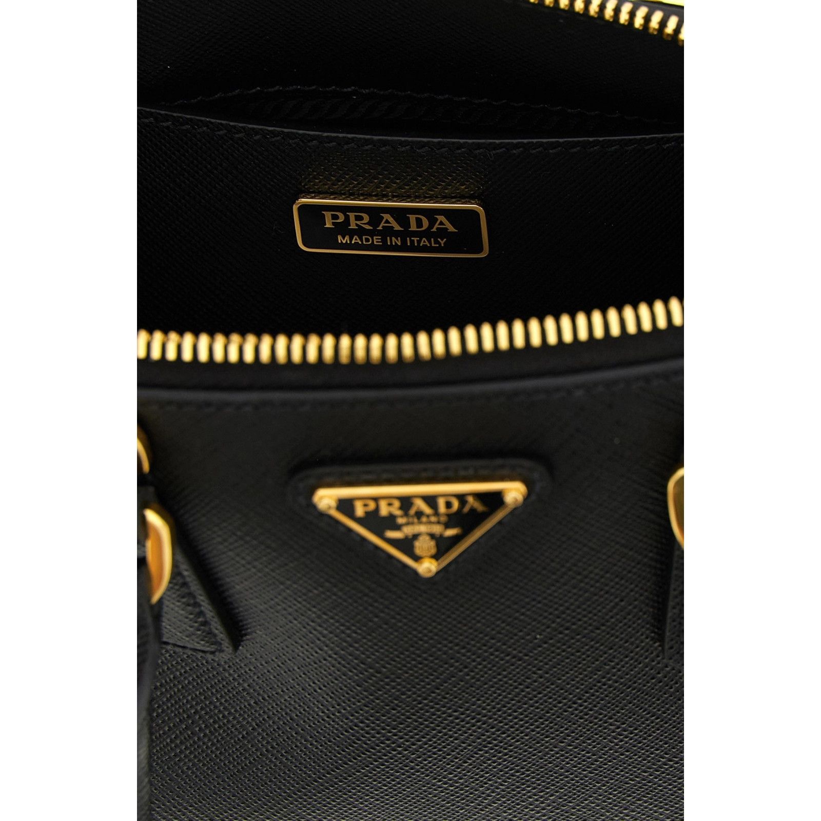 Prada PRADA Black Saffiano Top Handle Bag New & Authentic Size ONE SIZE - 4 Thumbnail