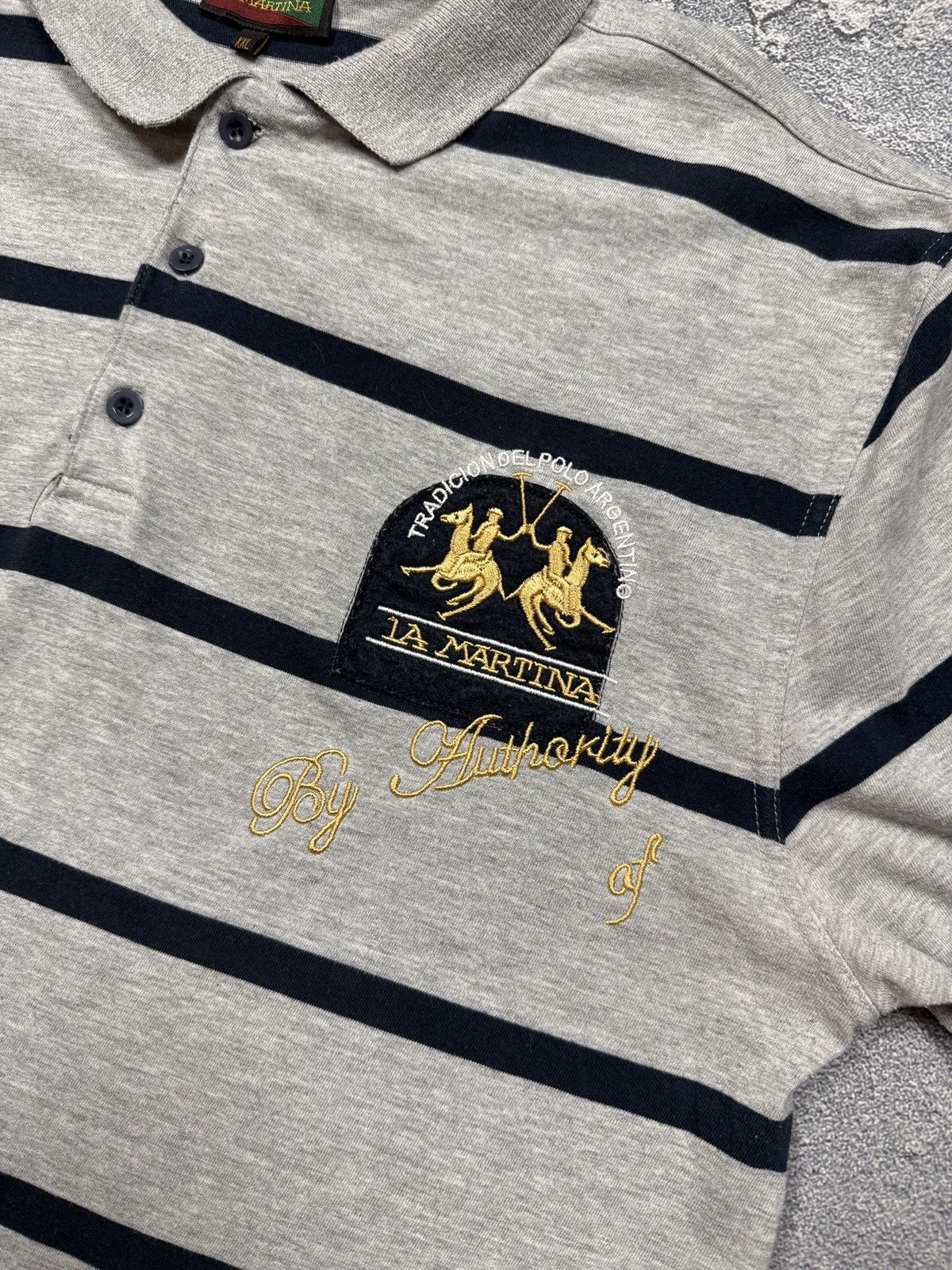 La Martina Vintage La Martina Rugby Polo Center Argentino Size US XXL / EU 58 / 5 - 5 Thumbnail