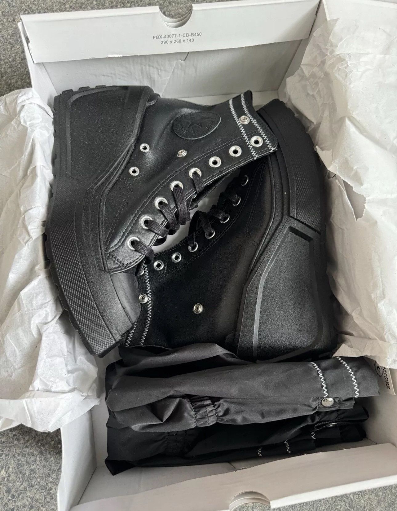 Converse × Martine Ali Converse x Martine Ali Chuck 70 De Luxe Chuck Black Wedge Size US 7.5 / IT 37.5 - 15 Thumbnail