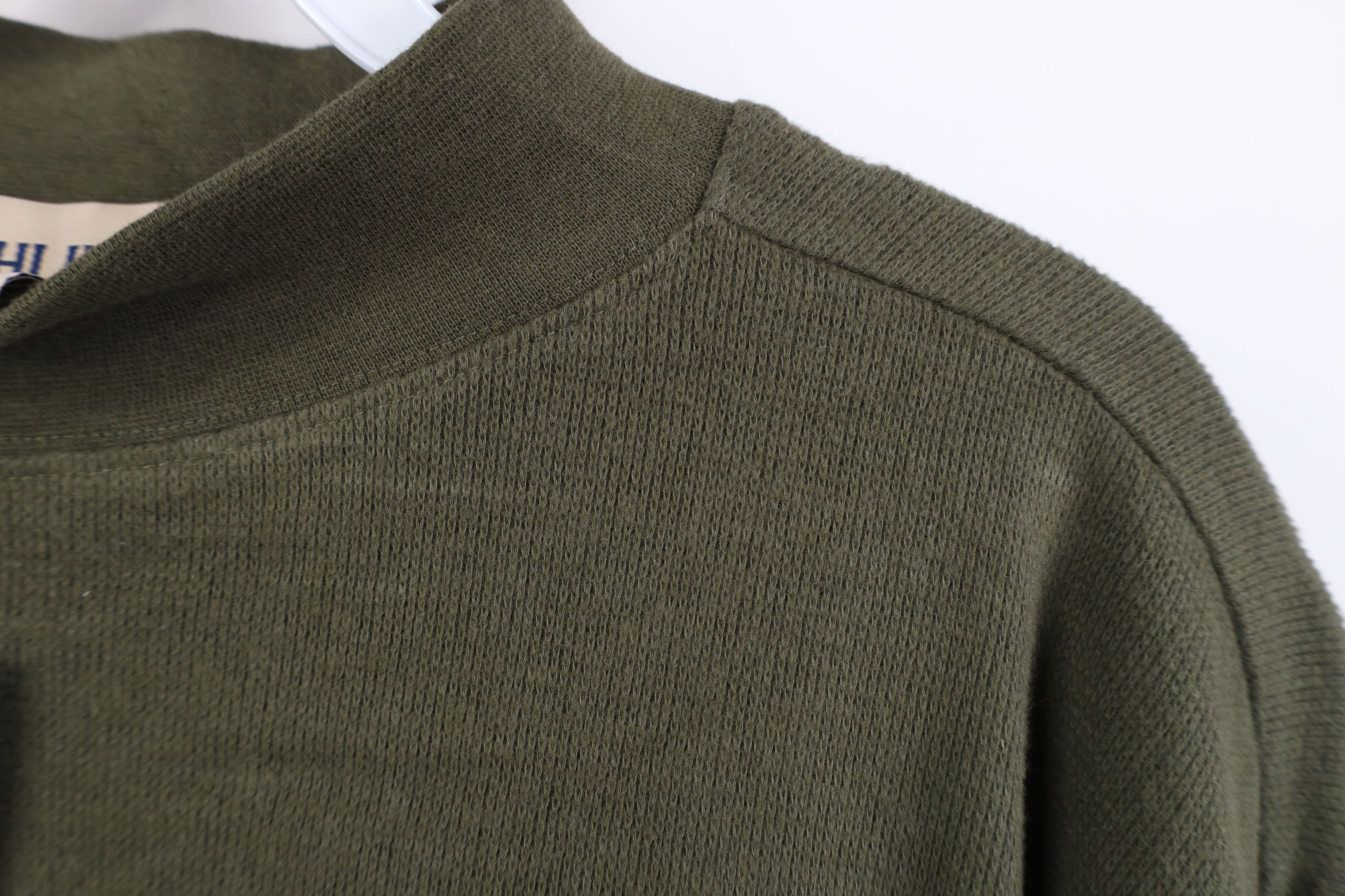 Vintage Deadstock Vintage 90s Streetwear Knit Mock Neck T-Shirt Size US M / EU 48-50 / 2 - 4 Thumbnail