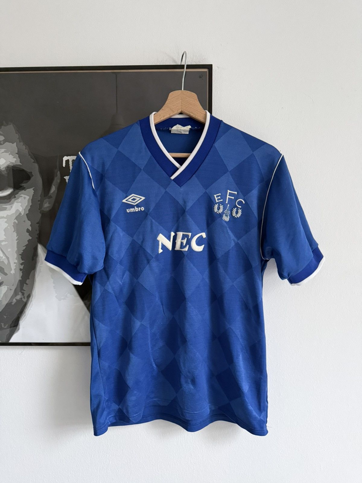 Umbro Everton FC 1986 Vintage Soccer Jersey Football Kit Size US M / EU 48-50 / 2 - 1 Thumbnail