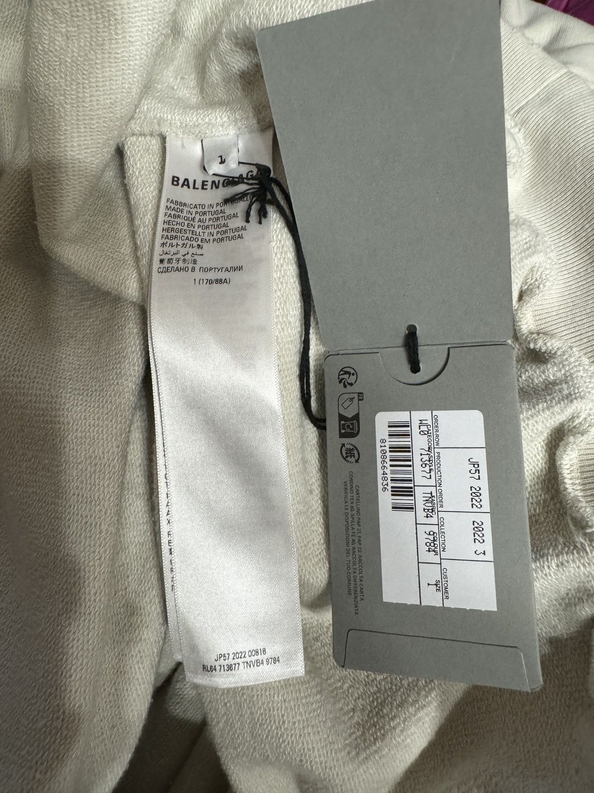 Balenciaga Balenciaga AW22 Be Different Hoodie Sz.1 Size US S / EU 44-46 / 1 - 6 Thumbnail