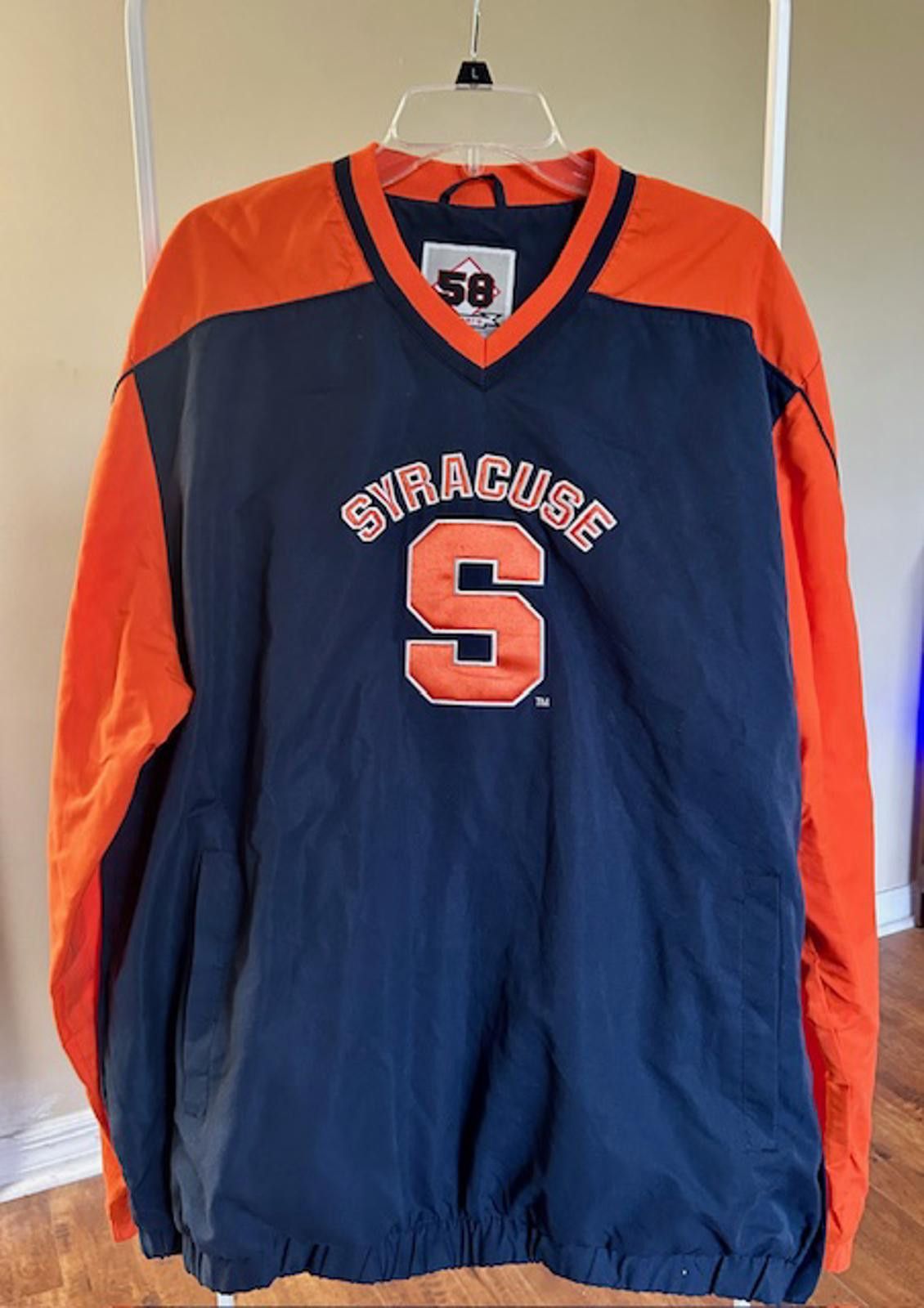 Other Syracuse Pullover Windbreaker Jacket XL (58 Sports) Size US XL / EU 56 / 4 - 1 Thumbnail