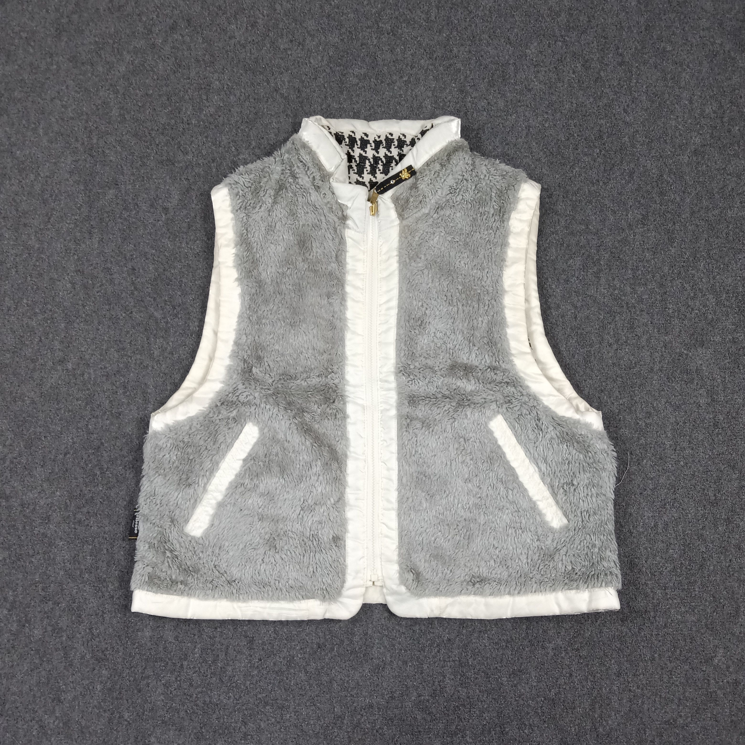 Ellesse Ellesse Reversible Fleece Vest Houndstooth C283N15 Size US L / EU 52-54 / 3 - 3 Thumbnail