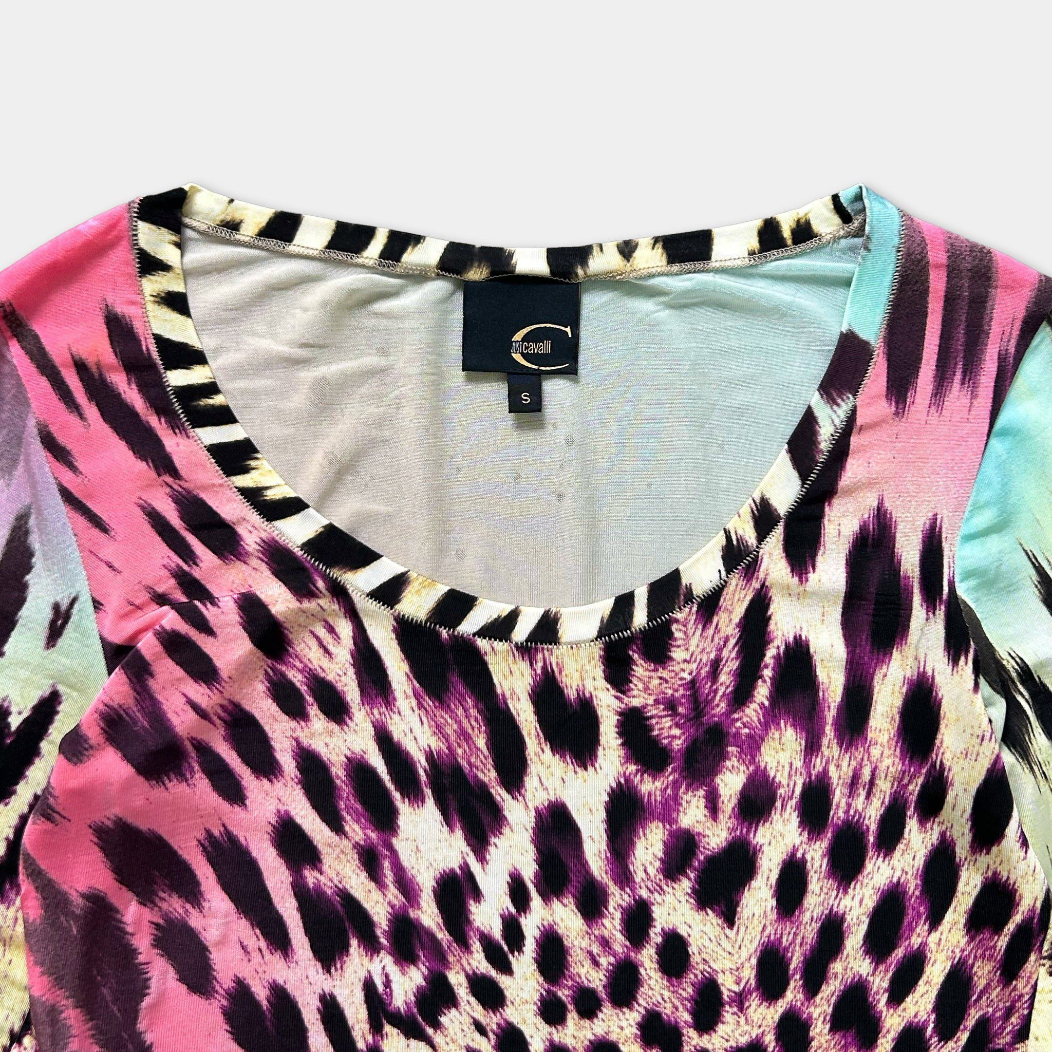 Just Cavalli Just Cavalli Tiger Gradient Rainbow Top Size M / US 6-8 / IT 42-44 - 2 Thumbnail