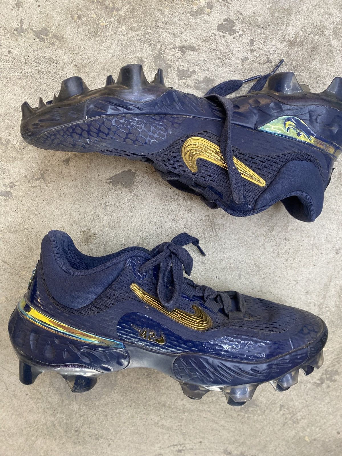 Nike Nike Baseball Alpha Hurache Elite 4 Low Jackie Robinson Day Size US 7 / EU 40 - 1 Thumbnail