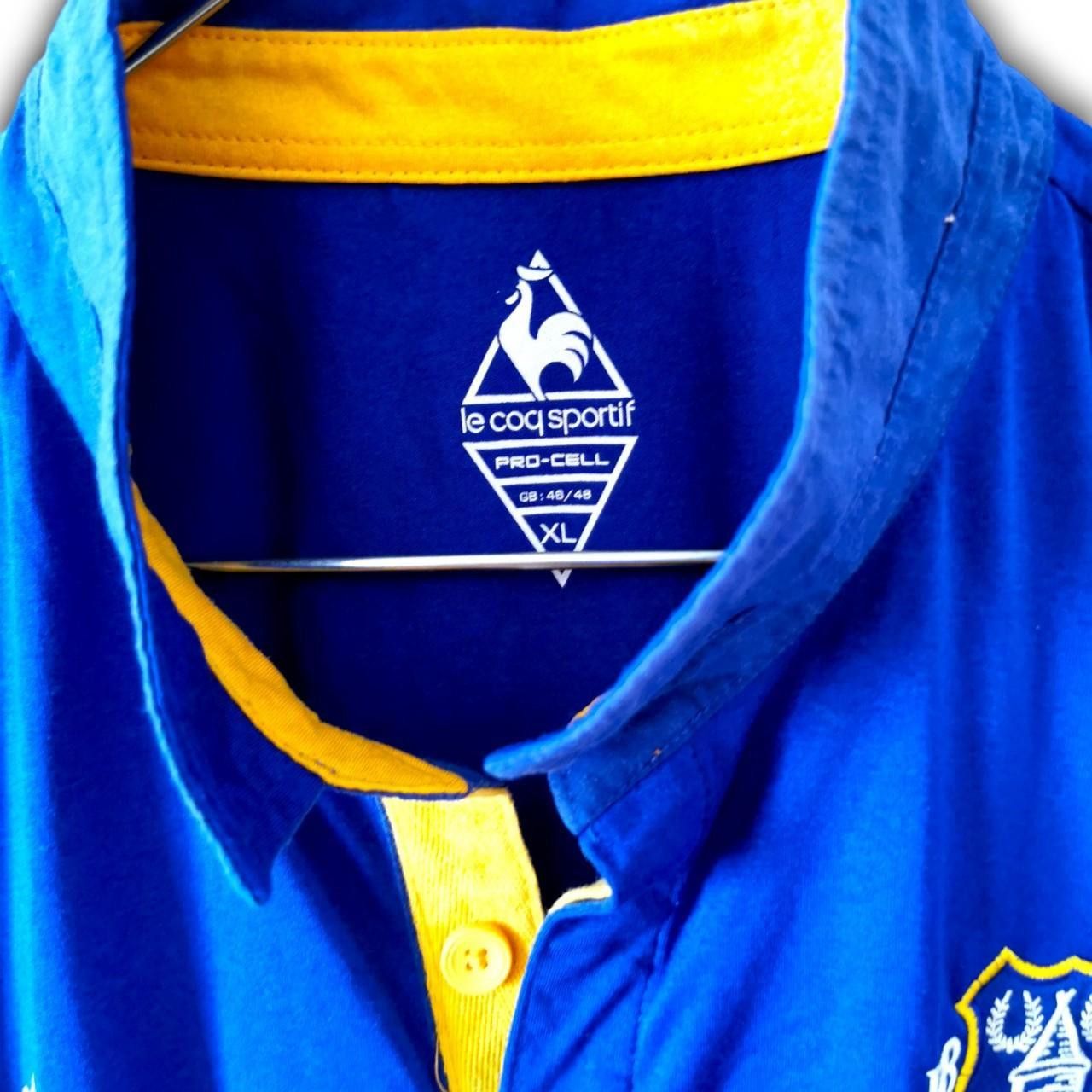 Le Coq Sportif Fc Everton England 2011 2012 Home shirt jersey Size US XL / EU 56 / 4 - 4 Thumbnail