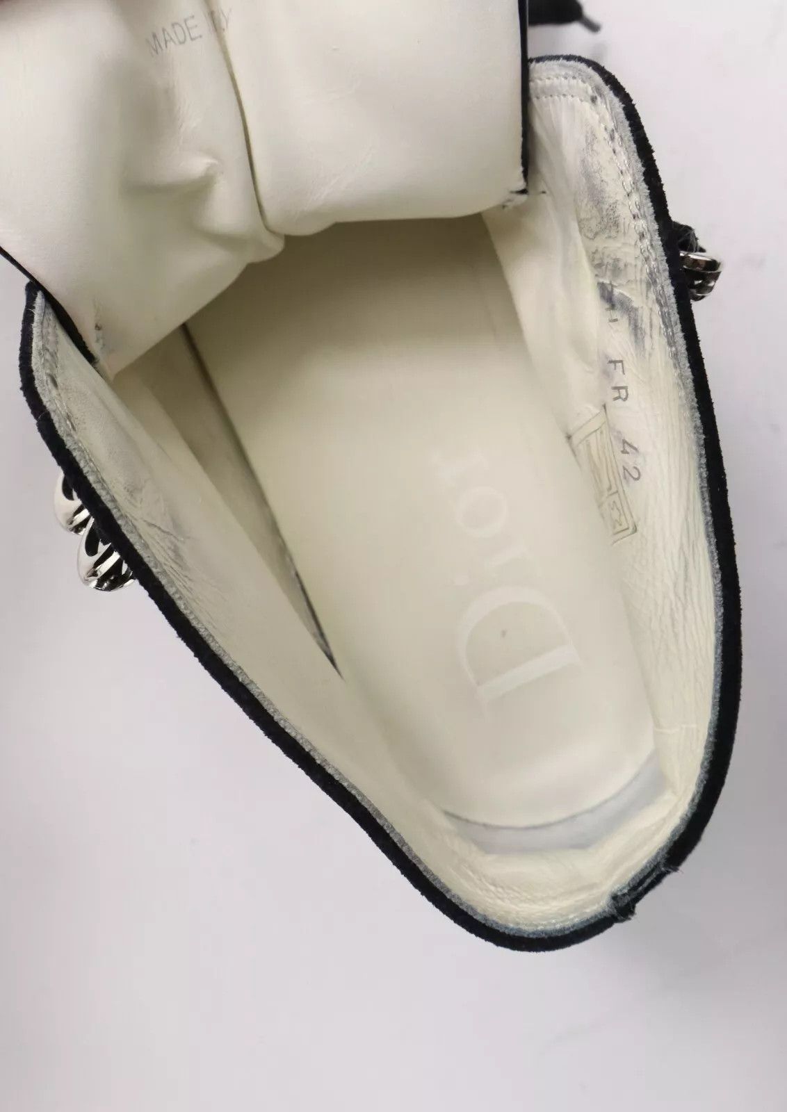 Dior DIOR Sneakers Men's FR 42 Black Suede Leather Almond Toe Size US 9 / EU 42 - 9 Thumbnail