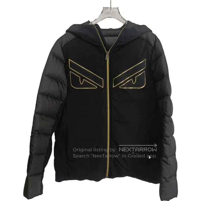 Fendi Reversible Fendi Monster Eyes Down Jacket Fendi Fendi Black