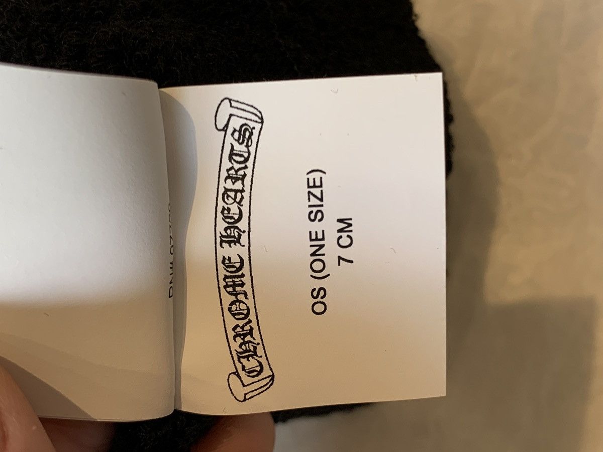 Chrome Hearts Patent leather cross patch wristband Size ONE SIZE - 4 Thumbnail