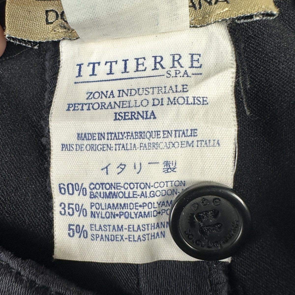 Dolce & Gabbana Dolce & Gabbana Flare Trousers Split Hem Black Size 26" / US 2 / IT 38 - 3 Thumbnail