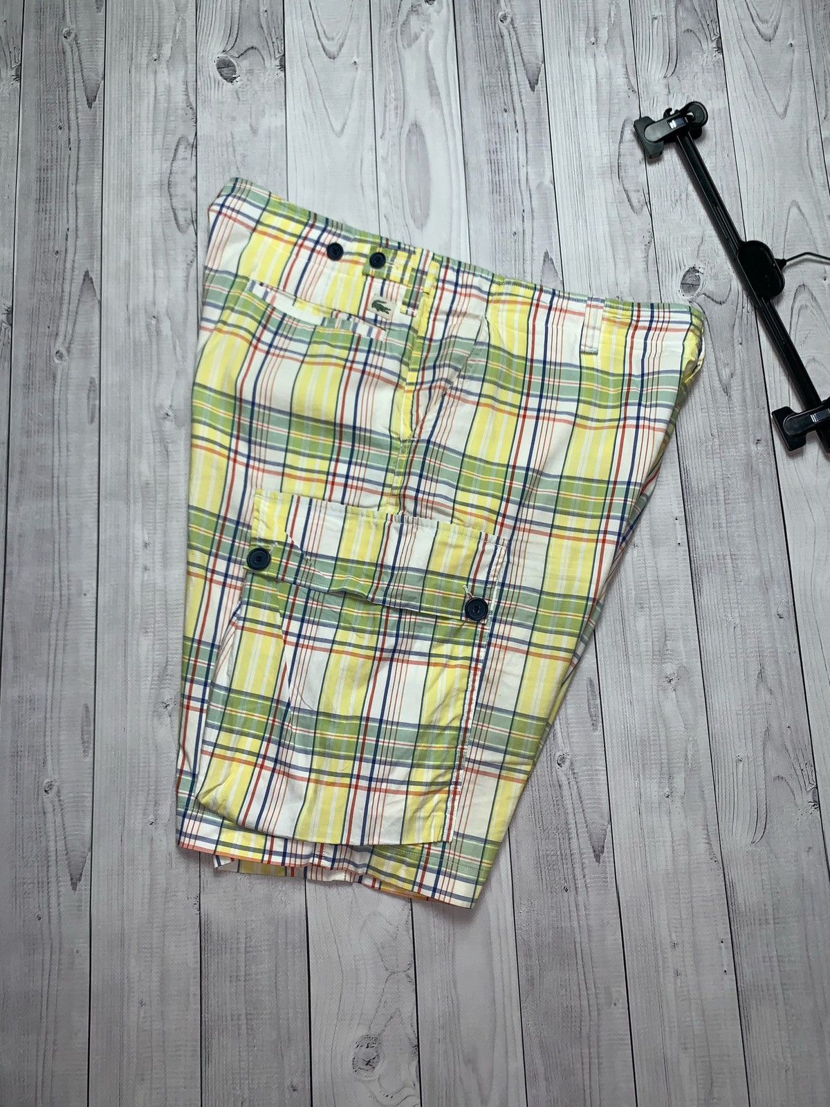 Lacoste Lacoste vintage plaid shorts Size L Size US 34 / EU 50 - 2 Thumbnail