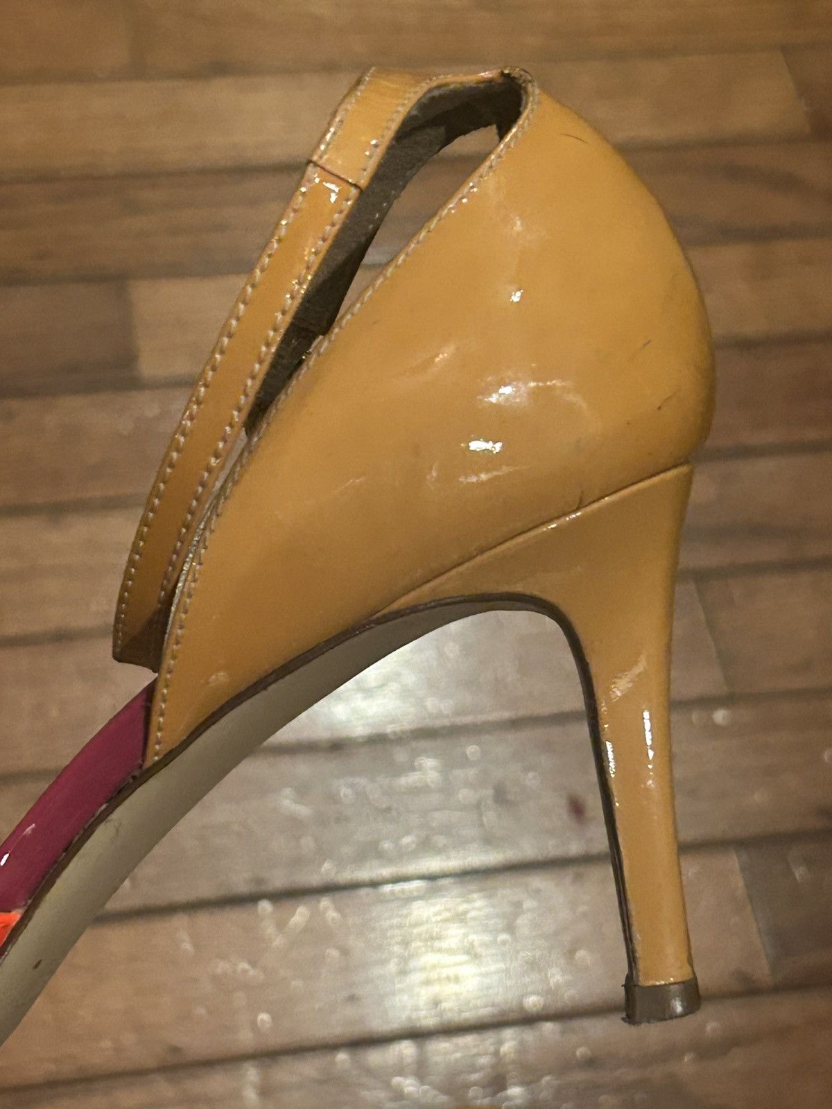 J.Crew Nude Orange J.CREW D'Orsay Patent Leather Size US 8.5 / IT 38.5 - 7 Thumbnail