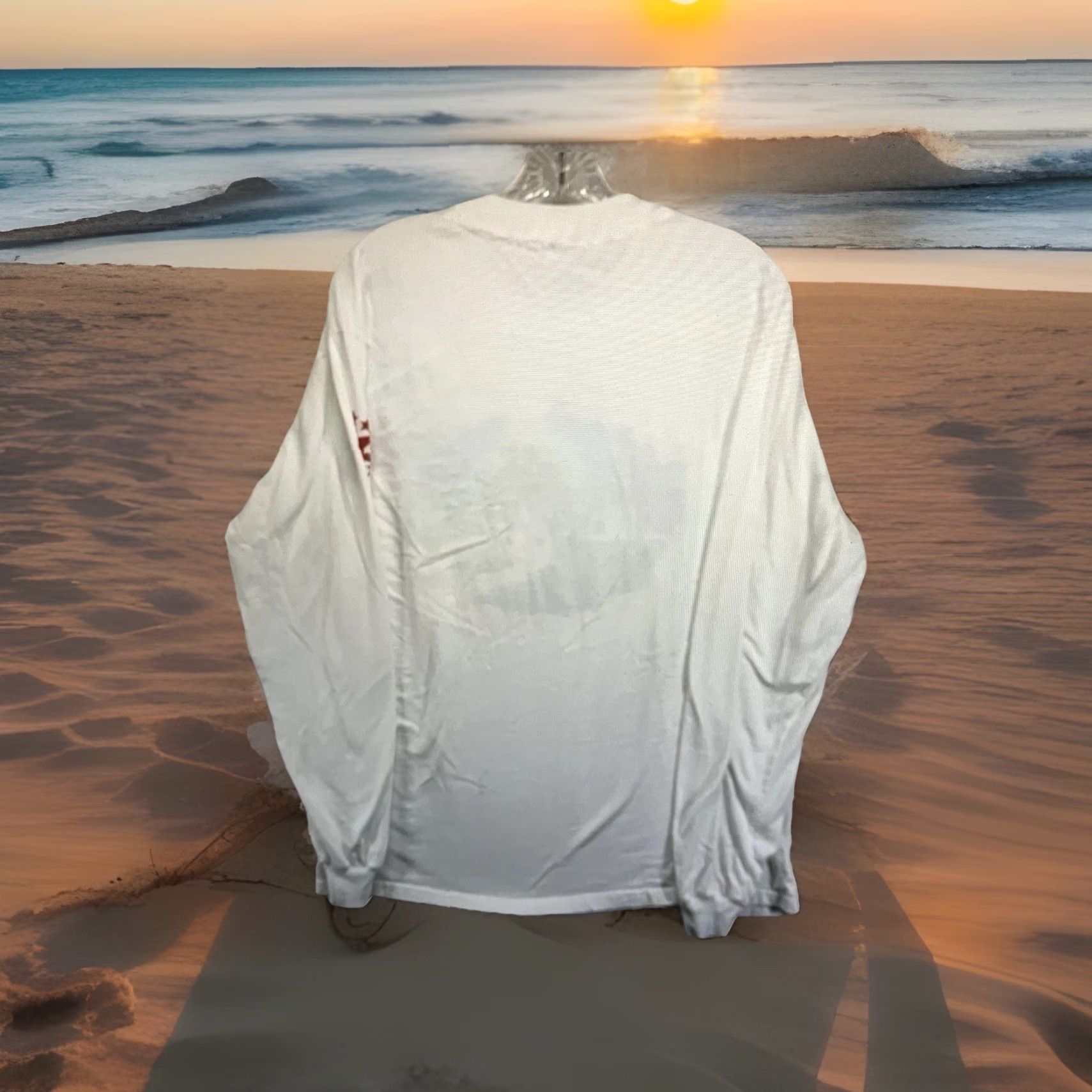 Hanes VINTAGE Hanes Christmas Long Sleeve T-Shirt Large White Snoopy Graphic 90s Retro Mens Size US L / EU 52-54 / 3 - 2 Thumbnail