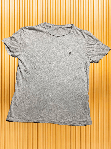 Allsaints × Vintage Luxurious Grey Allsaints Short Sleeve T-Shirt Size US M / EU 48-50 / 2 - 1 Thumbnail