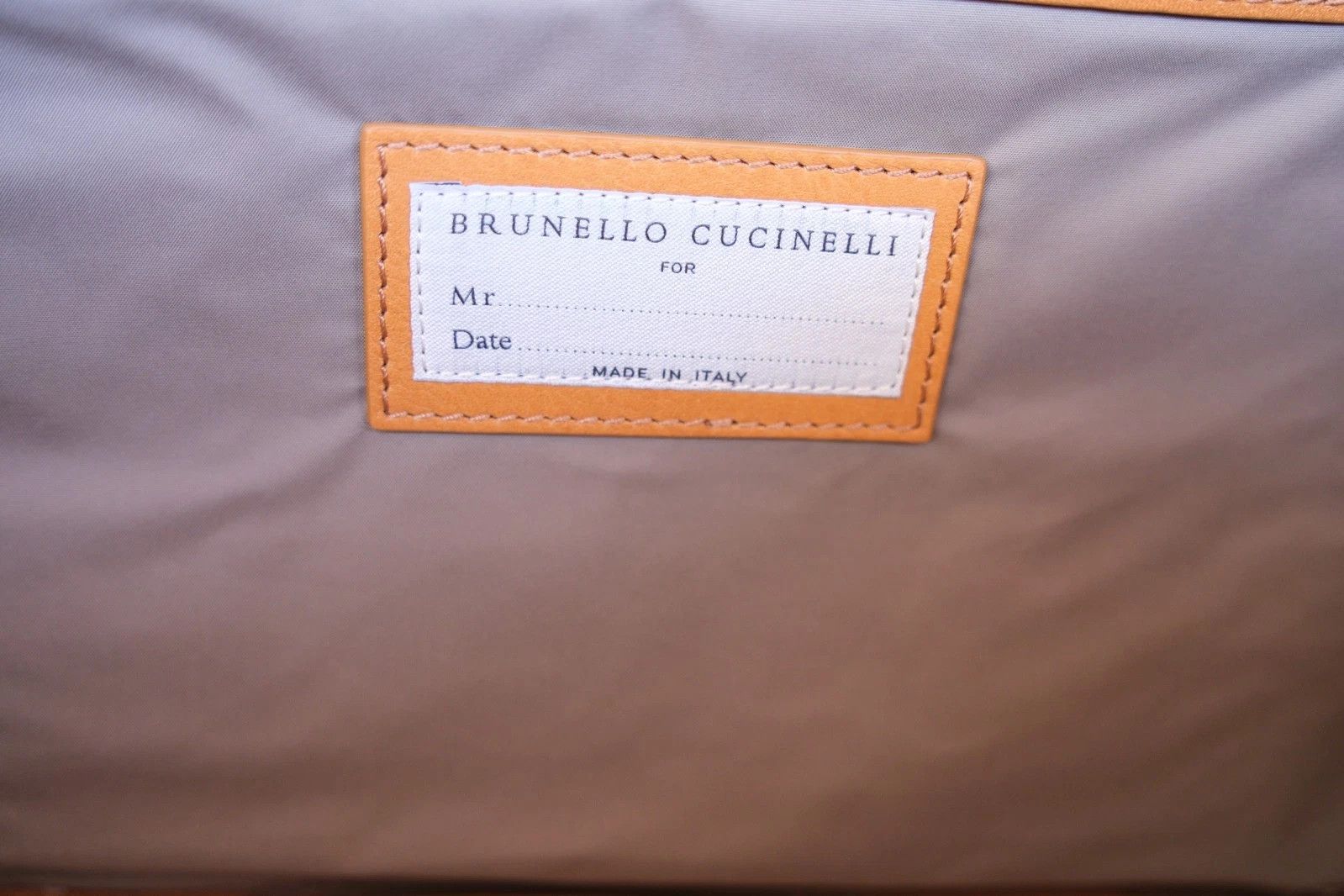 Brunello Cucinelli New Brunello Cucinelli Leather Vachetta Cowhide Country Size ONE SIZE - 7 Thumbnail