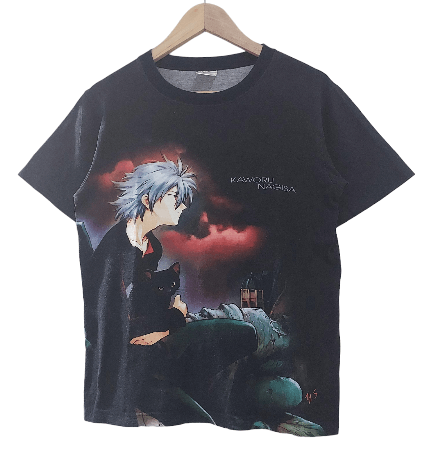 Anime VINTAGE EVANGELION KAWORU NAGISA TSHIRT Size US M / EU 48-50 / 2 - 1 Thumbnail