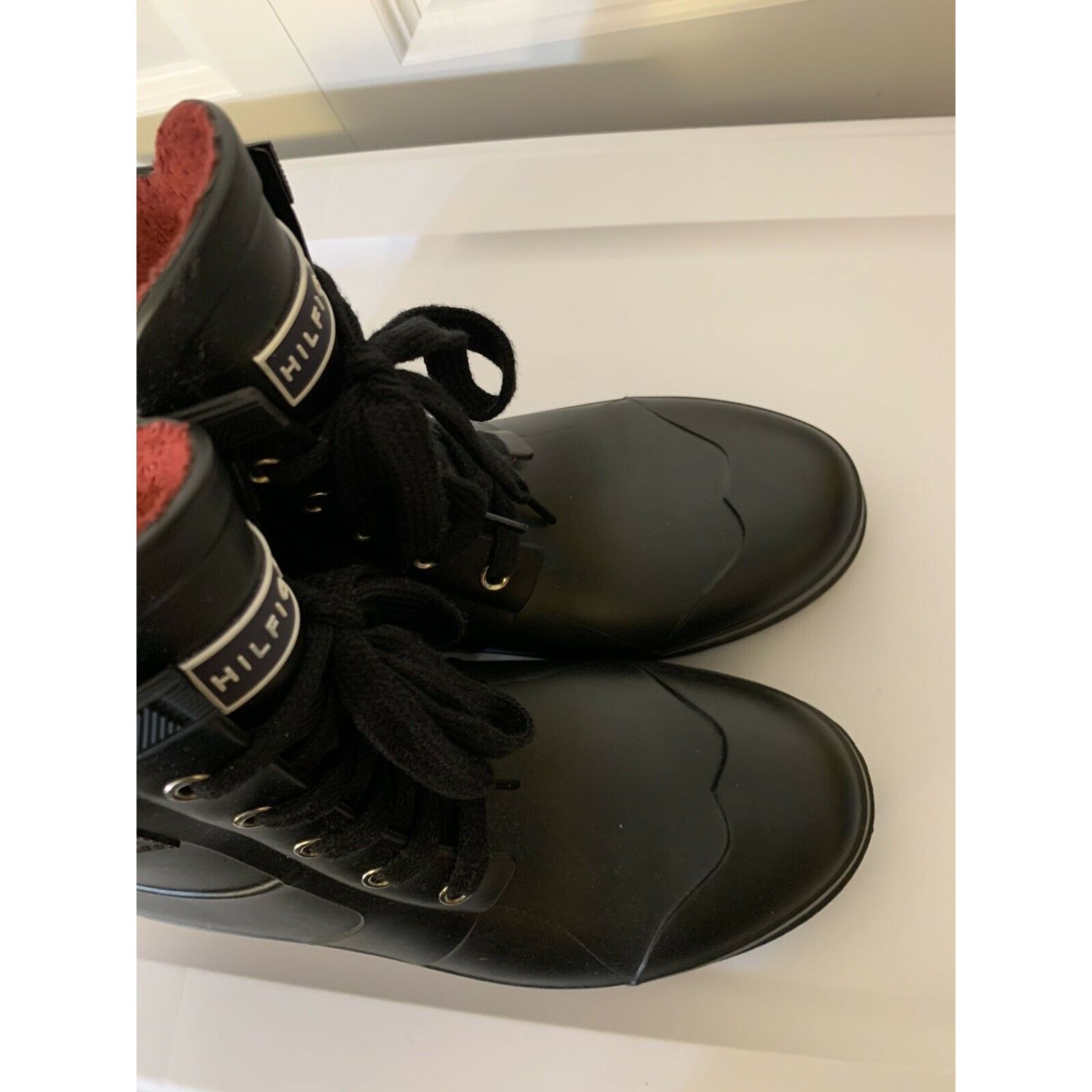 Tommy Hilfiger Tommy Hilfiger Rain Rubber Women Sz 10 M Waterproof Boots Na Size US 10 / IT 40 - 8 Thumbnail