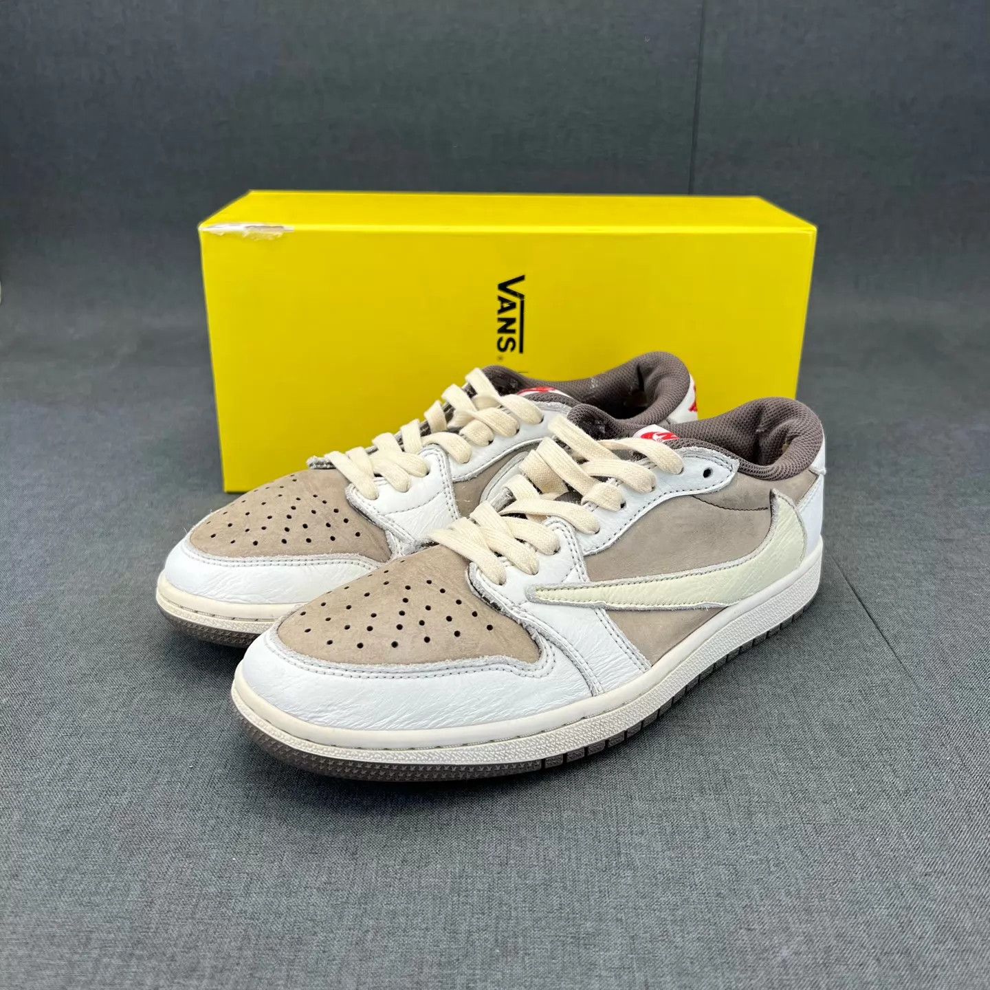 Nike AJ Low TS Mocha Barbed Hook 41 Lining Repaired w/ box Size US 8 / EU 41 - 1 Thumbnail