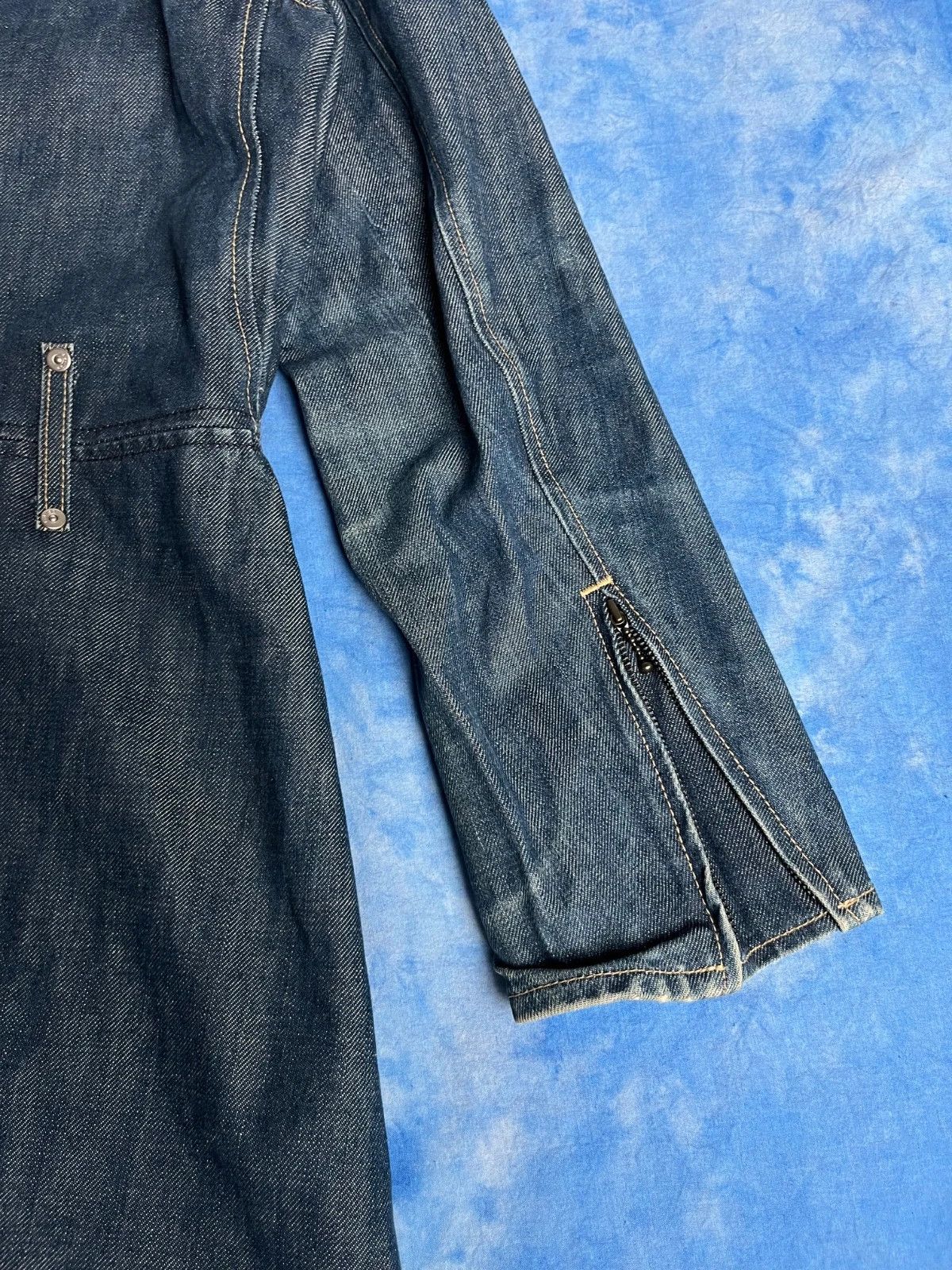 Levi's Vintage Clothing Vintage 00s Levi's Engineered Jeans Girls Denim Coat y2k Size S / US 4 / IT 40 - 7 Thumbnail