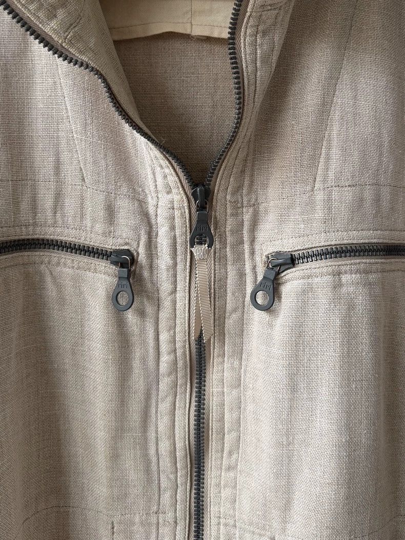 Yohji Yamamoto yohji yamamoto 03 SS Mainline Show Linen Jacket 2505-Nextar Size US L / EU 52-54 / 3 - 4 Thumbnail