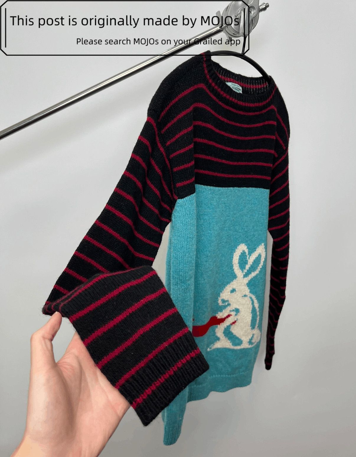 Prada Sz 50 Prada 16SS Rabbit Arrow Knitwear mojos2004 Size US M / EU 48-50 / 2 - 5 Thumbnail