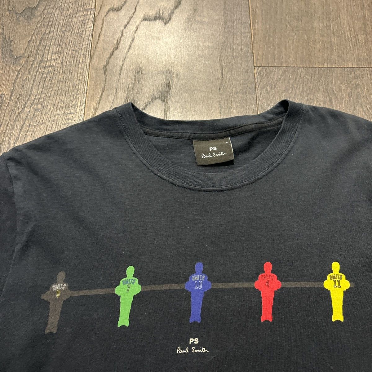 Paul Smith PS Paul Smith Navy Blue Foosball T-Shirt Size US S / EU 44-46 / 1 - 4 Thumbnail