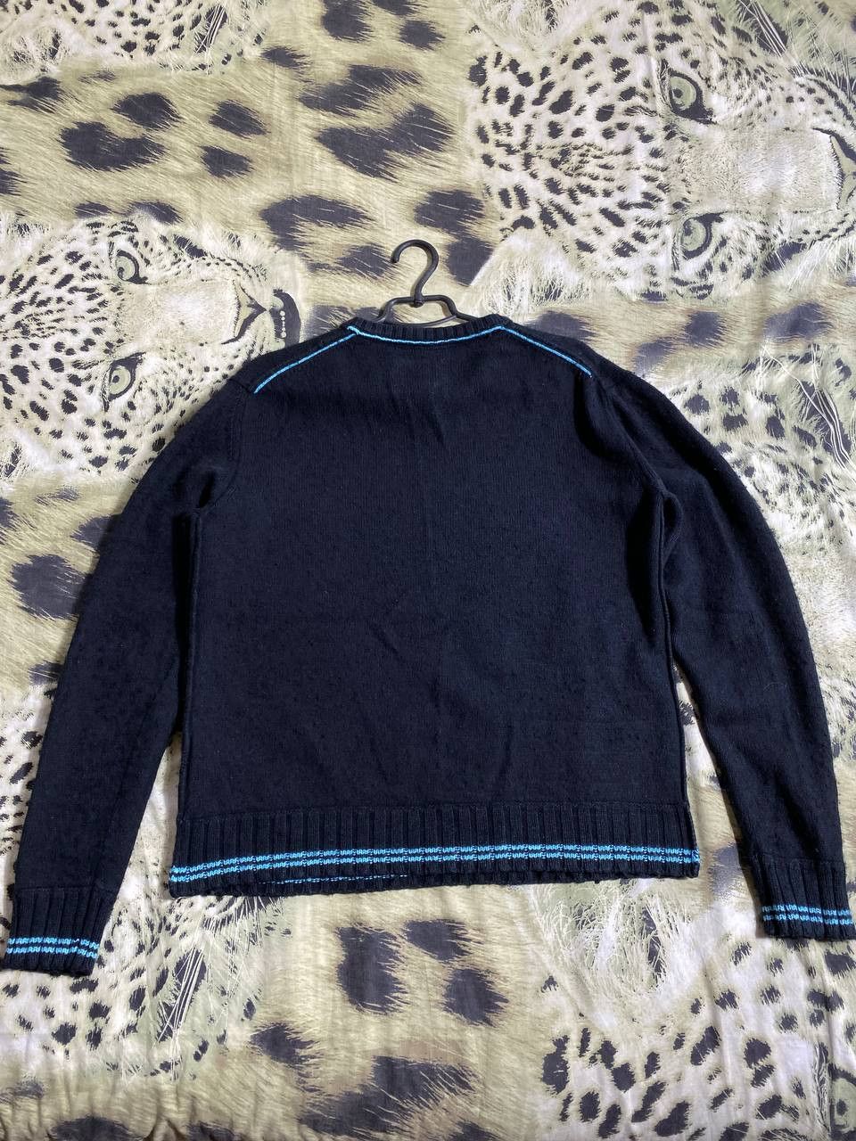 Quiksilver × Vintage 00s VINTAGE QUIKSILVER Knitted Big Logo Surf Style Sweater Size US XL / EU 56 / 4 - 8 Thumbnail