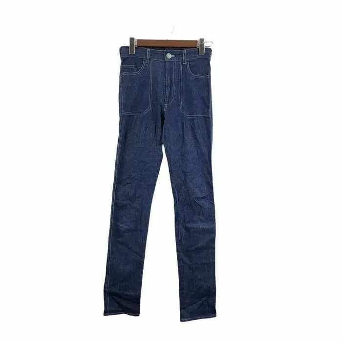 Jean Paul Gaultier Vtg 90’ JEAN PAUL GAULTIER Blue Jeans Denim Slim Fit Pant Size 28" / US 6 / IT 42 - 1 Thumbnail
