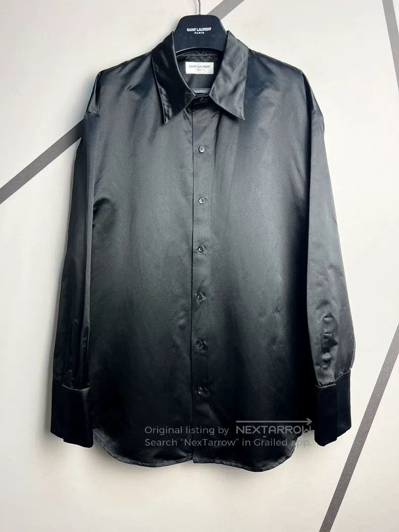 Saint Laurent Paris Saint Laurent Paris universal size Black Oversized Collar W Size US S / EU 44-46 / 1 - 1 Thumbnail