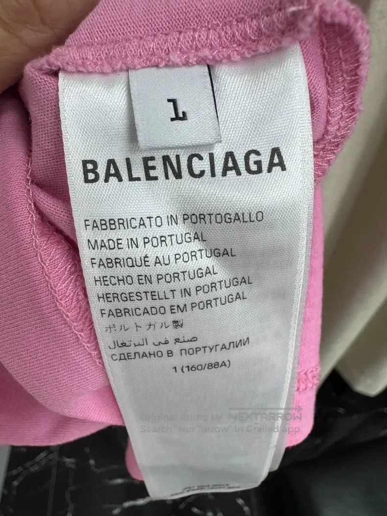 Balenciaga Balenciaga Embroidered Round Neck Short Sleeve Size S / US 4 / IT 40 - 6 Thumbnail