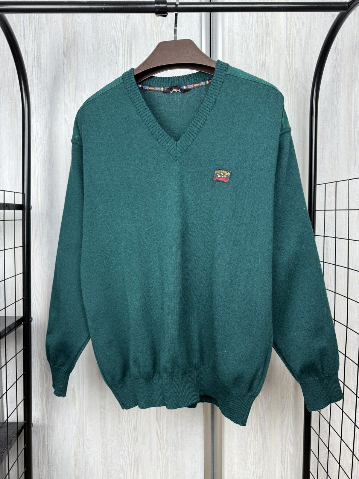 Paul & Shark PAUL & SHARK Yachting Jumper Pullover Wool Blend Elbow Patch Size US XL / EU 56 / 4 - 2 Thumbnail
