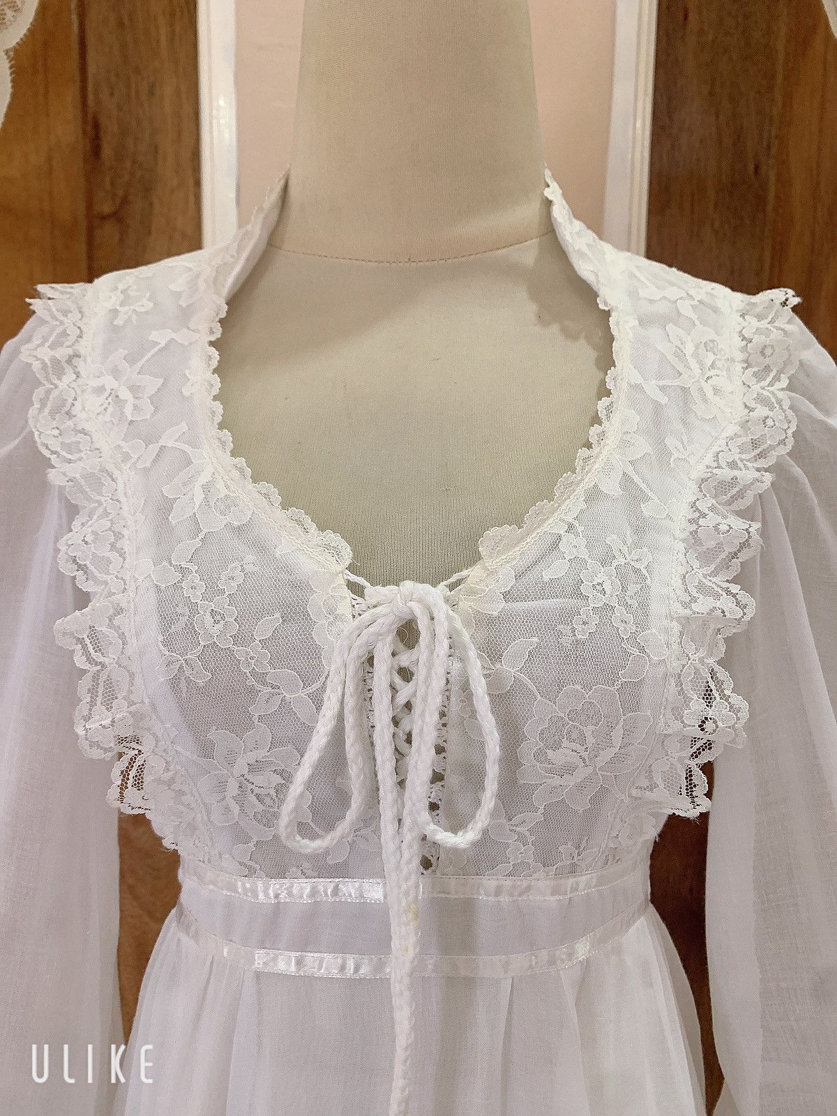 Vintage Gunne sax vintage 70's prairie wedding dress Size XXS / US 00 / IT 34 - 3 Thumbnail
