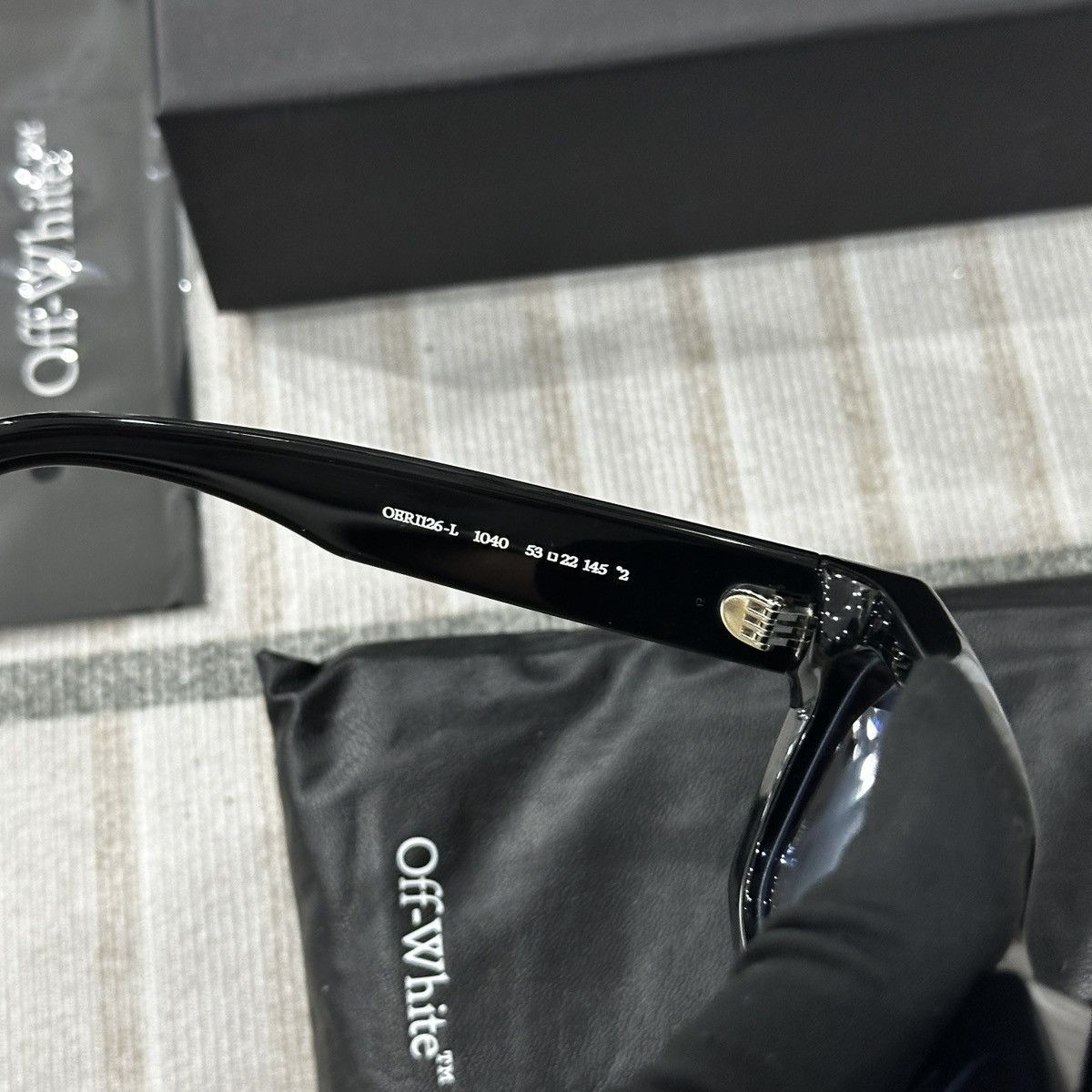 Off-White OFF WHITE VIRGIL BLACK LIGHT SUNGLASSES Size ONE SIZE - 8 Thumbnail