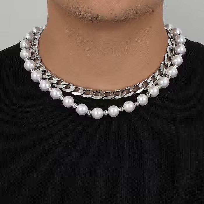Jewelry × Vintage Pearl Double Layered Necklace Size ONE SIZE - 1 Thumbnail