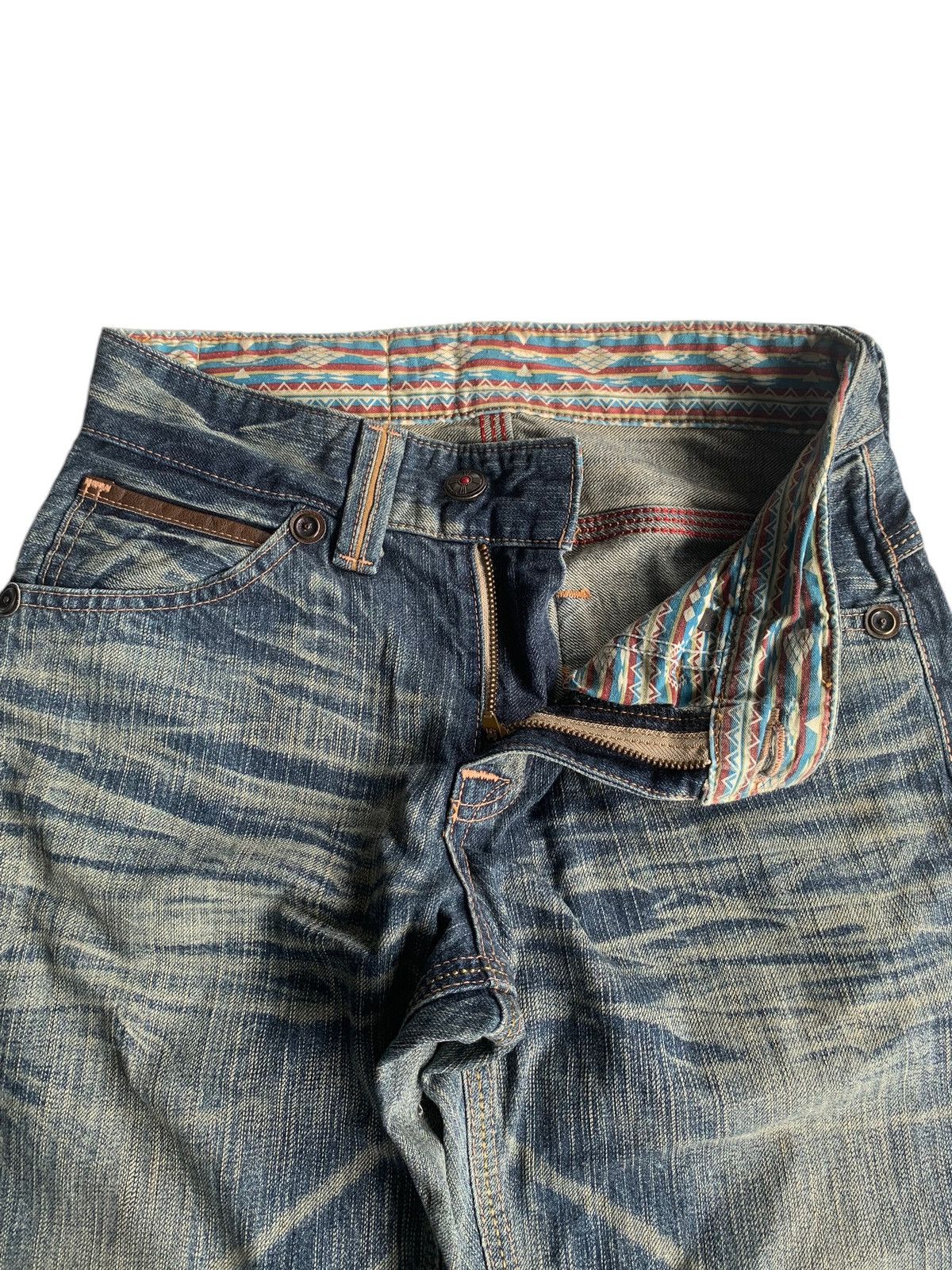 Edwin EDWIN XV MUDMAX HIPPIES STYLE FADED & RUSTY DISTRESSED DENIM Size US 28 / EU 44 - 15 Thumbnail