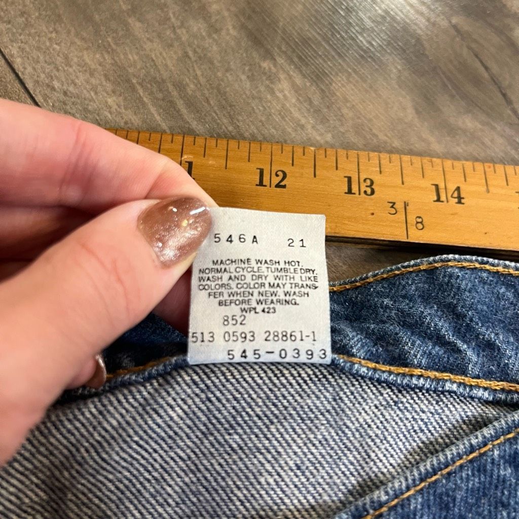 Levi's Vintage Levi 545 Blue Denim Casual Jeans Men 36x28.5 Size US 36 / EU 52 - 5 Thumbnail