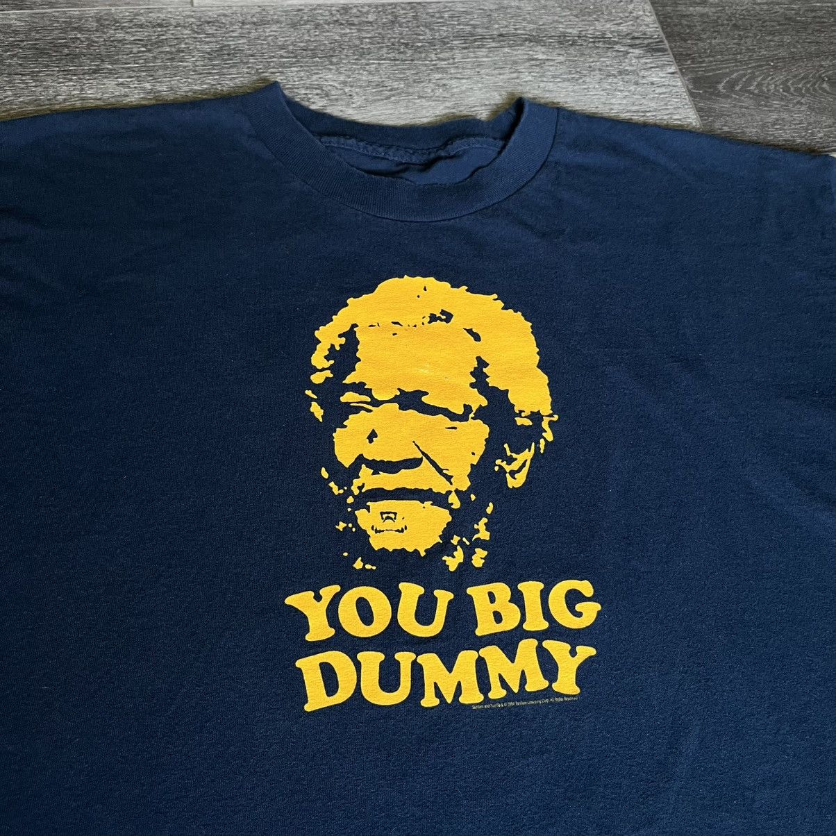 Vintage Vintage 2004 Sanford and Son You Big Dummy TV Show Humor Tee Size US XL / EU 56 / 4 - 2 Thumbnail