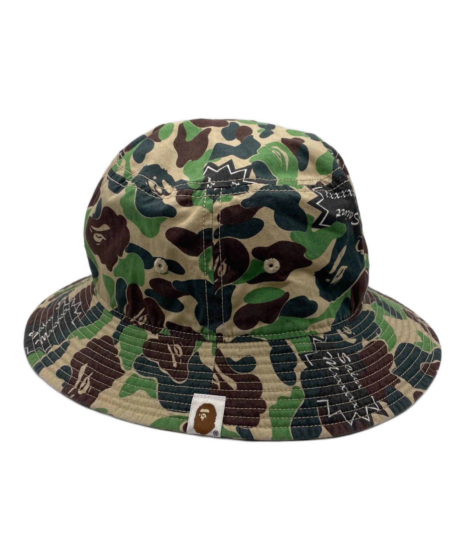 Bape × Saint Michael A BATHING APE x SAINT MICHAEL Camouflage Bucket Hat Size ONE SIZE - 2 Thumbnail