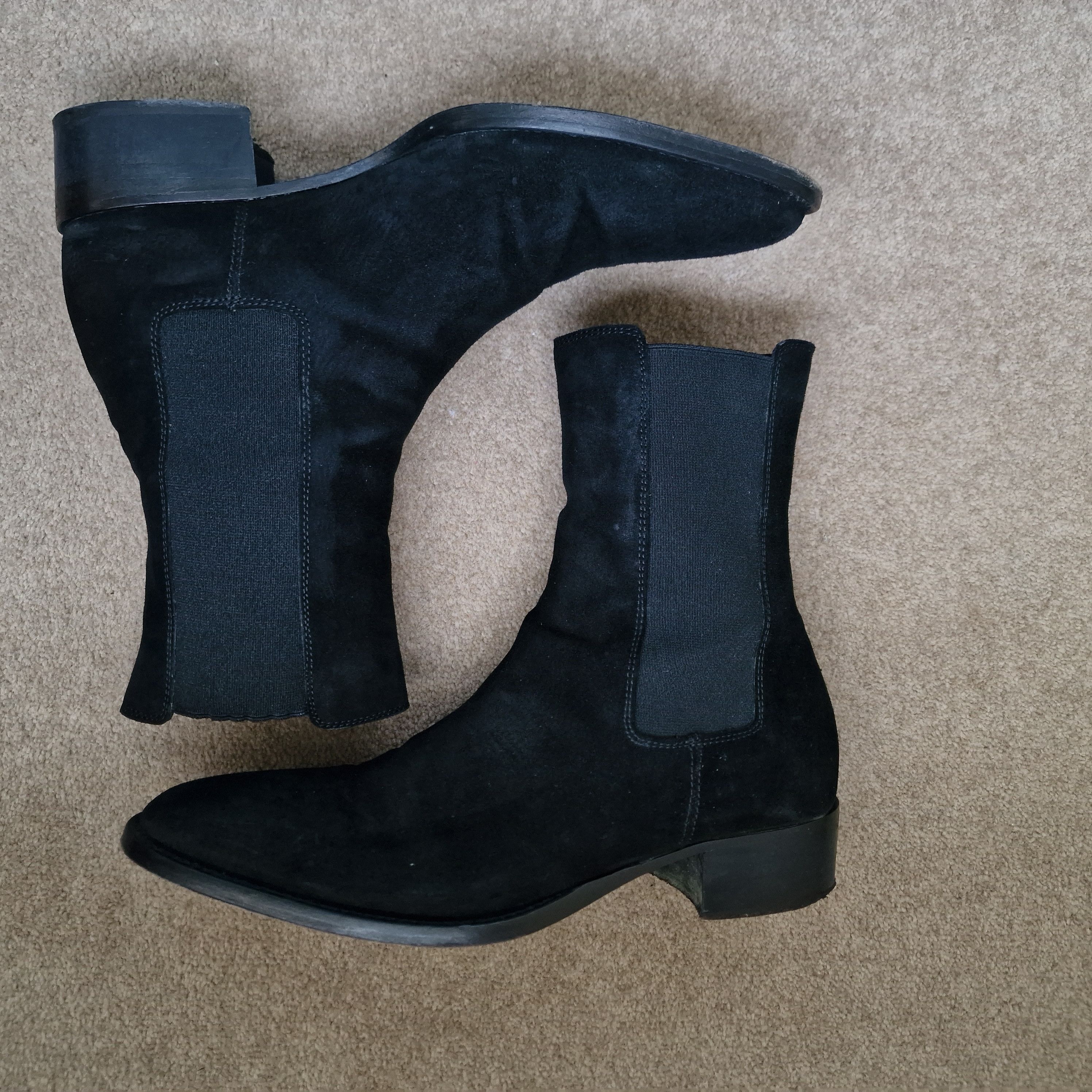 From The First AW18 Black Suede Chelsea 'Luca' Boots (41 EU) Size US 8 / EU 41 - 8 Thumbnail