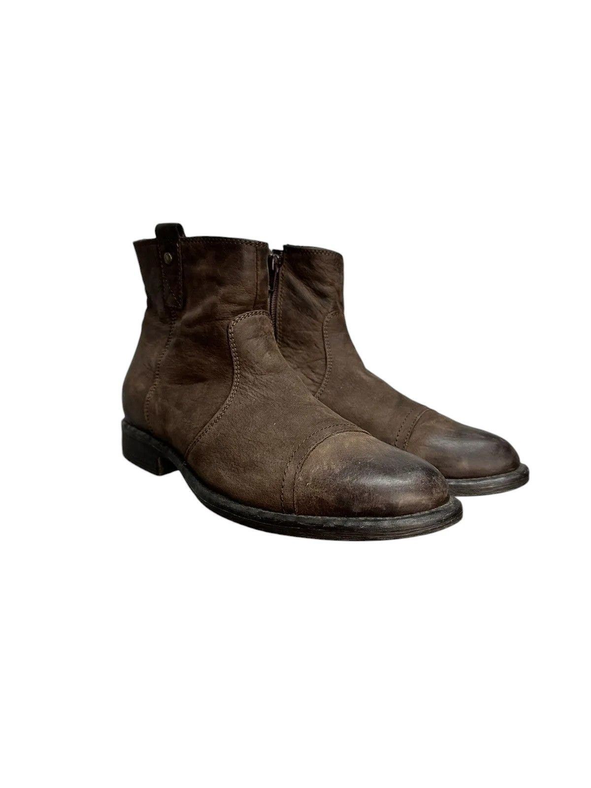 Leather Leather AS 98 STYLE AVANT-GARDE Boots BROGUE Guidi Size US 8 / EU 41 - 2 Thumbnail