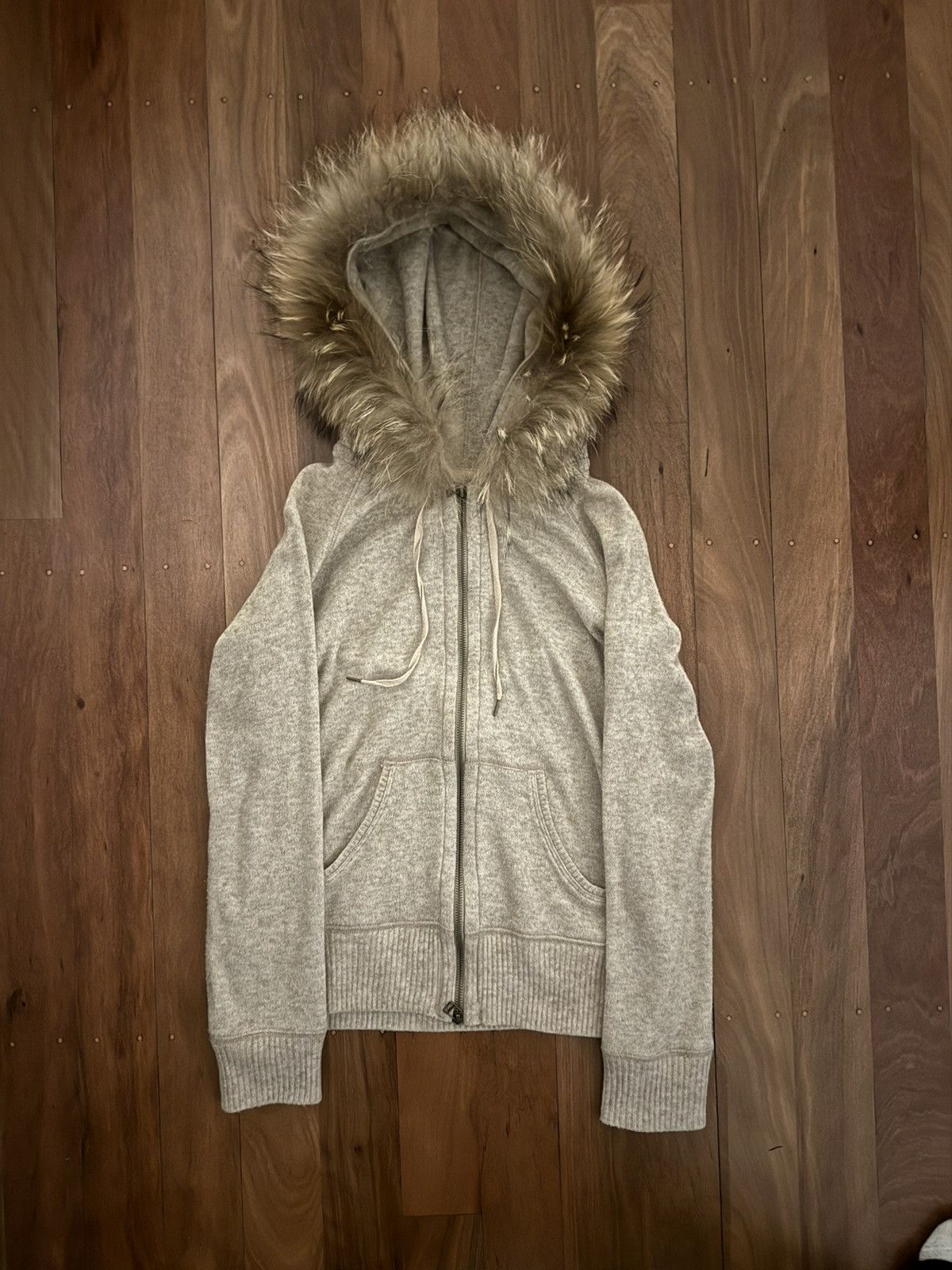 Vintage goa fur zip up hoodie Grailed