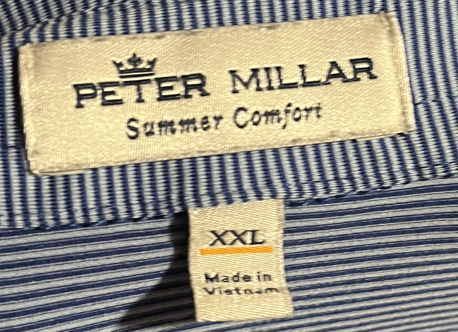 Peter Millar Peter Millar Summer Comfort Polo Shirt Stripe Pine Needles Size US XXL / EU 58 / 5 - 3 Thumbnail