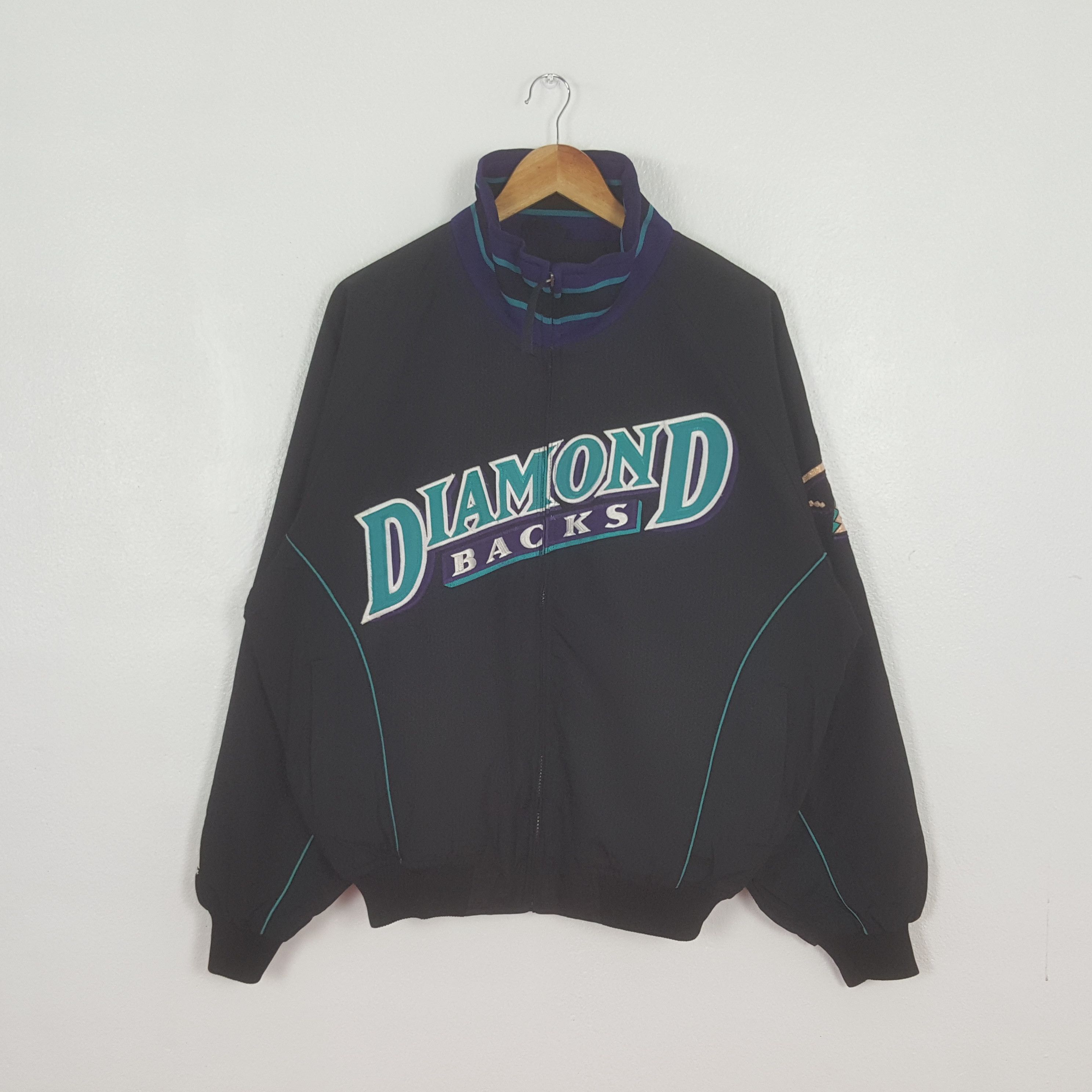 MLB Vintage Diamond Backs Baseball Team Jacket C322N12 Size US XL / EU 56 / 4 - 1 Thumbnail