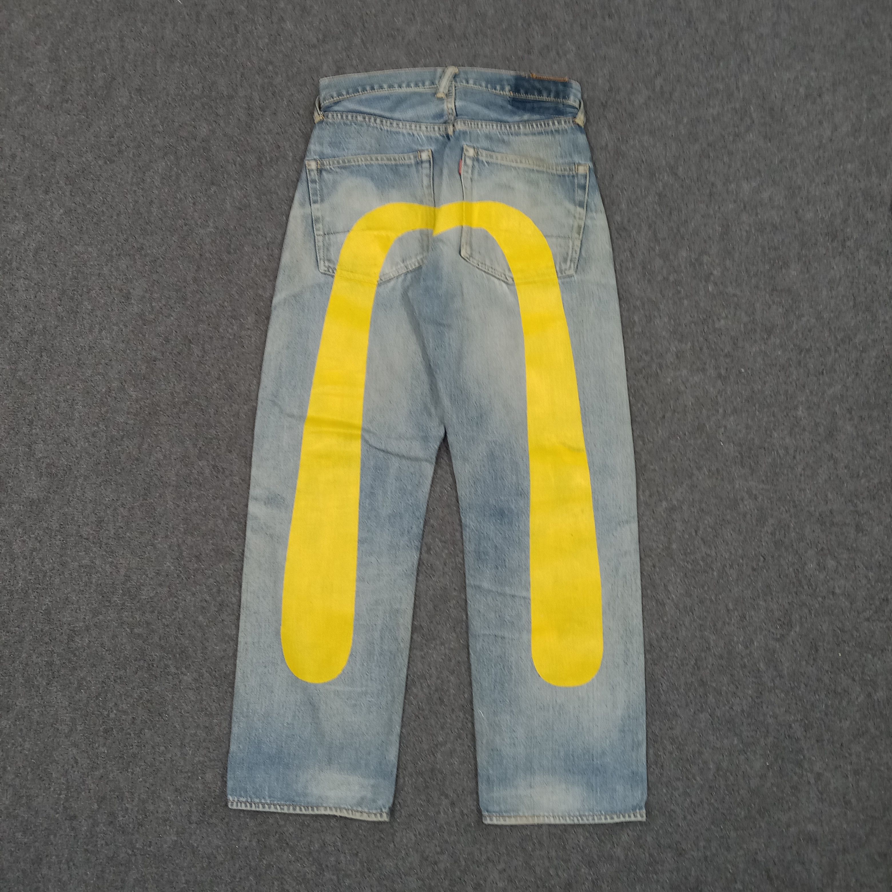 Evisu × Japanese Brand × Vintage Evisu Selvedge Japanese Brand Daicock Custom Denim Jeans Size US 27 - 1 Thumbnail