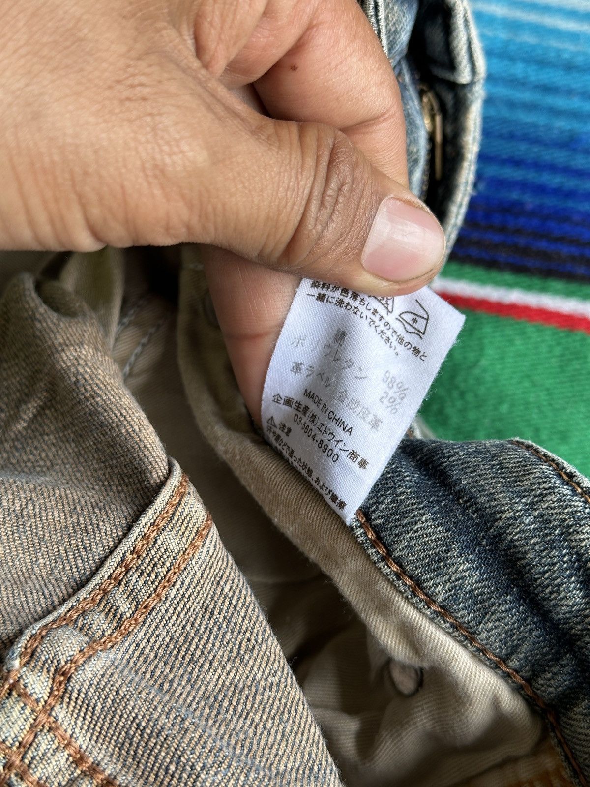 Japanese Brand Vintage Distress Wrangler 32x39 Size US 32 / EU 48 - 5 Thumbnail